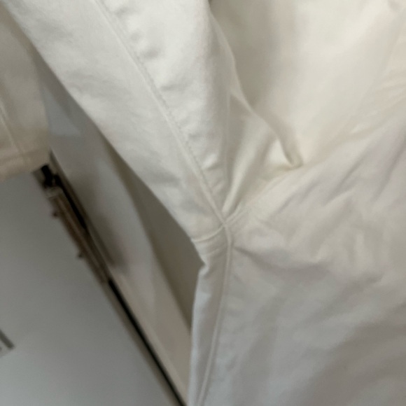 SSO BY Danielle Second Skin Overalls WeWoreWhat White Denim Overalls Gold - Picture 4 of 16